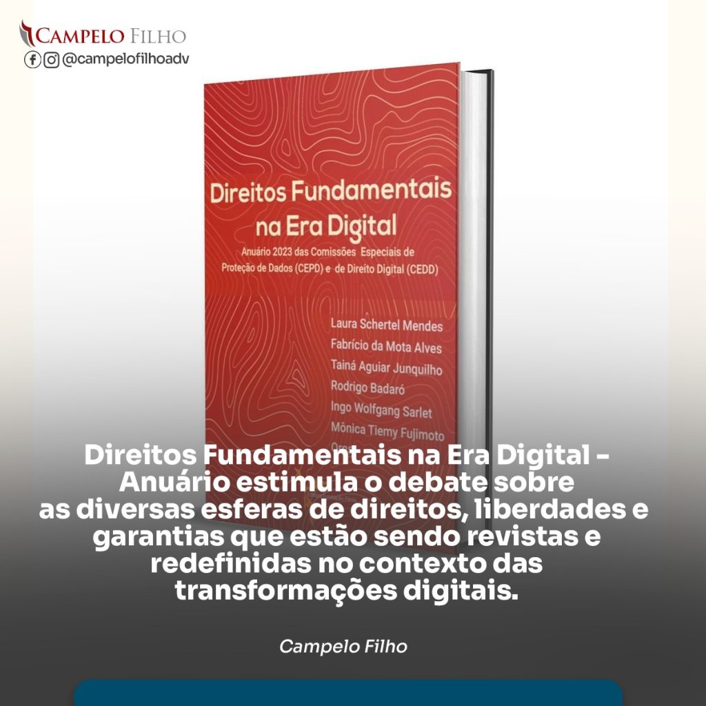 Anuário traz análise de Campelo Filho sobre equilíbrio entre direitos fundamentais, proteção de dados e Inteligência Artificial